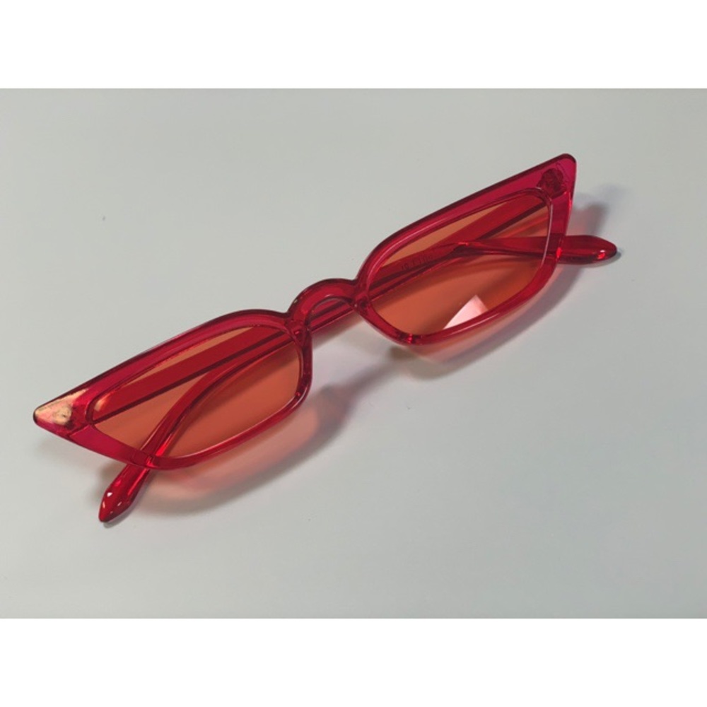 Red Cat Eye Sunglasses